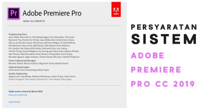 Persyaratan Sistem Adobe Premiere Pro CC 2019
